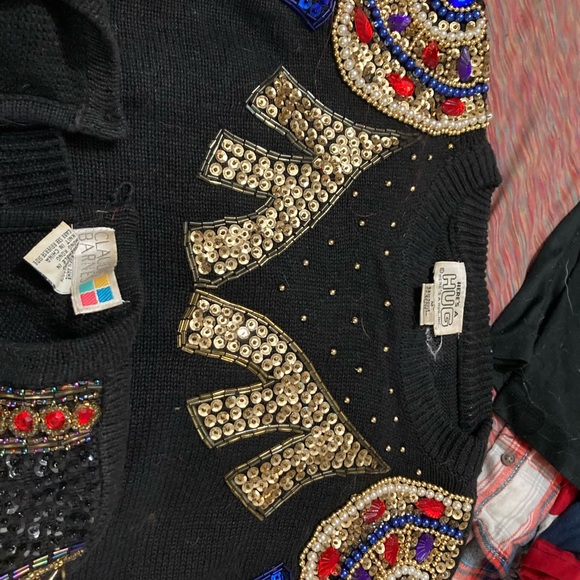 Lot of 4 vintage sweaters - Picture 4 of 5